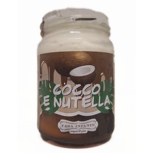 Dessert im Glas ‘’ Kokonuss und Nutella’’ - Nettogewicht 100gr